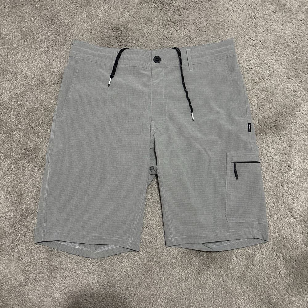 O'Neill Crossover Hybrid Shorts Mens 32 Gray Quick Dry Cargo Surf Beach Golf